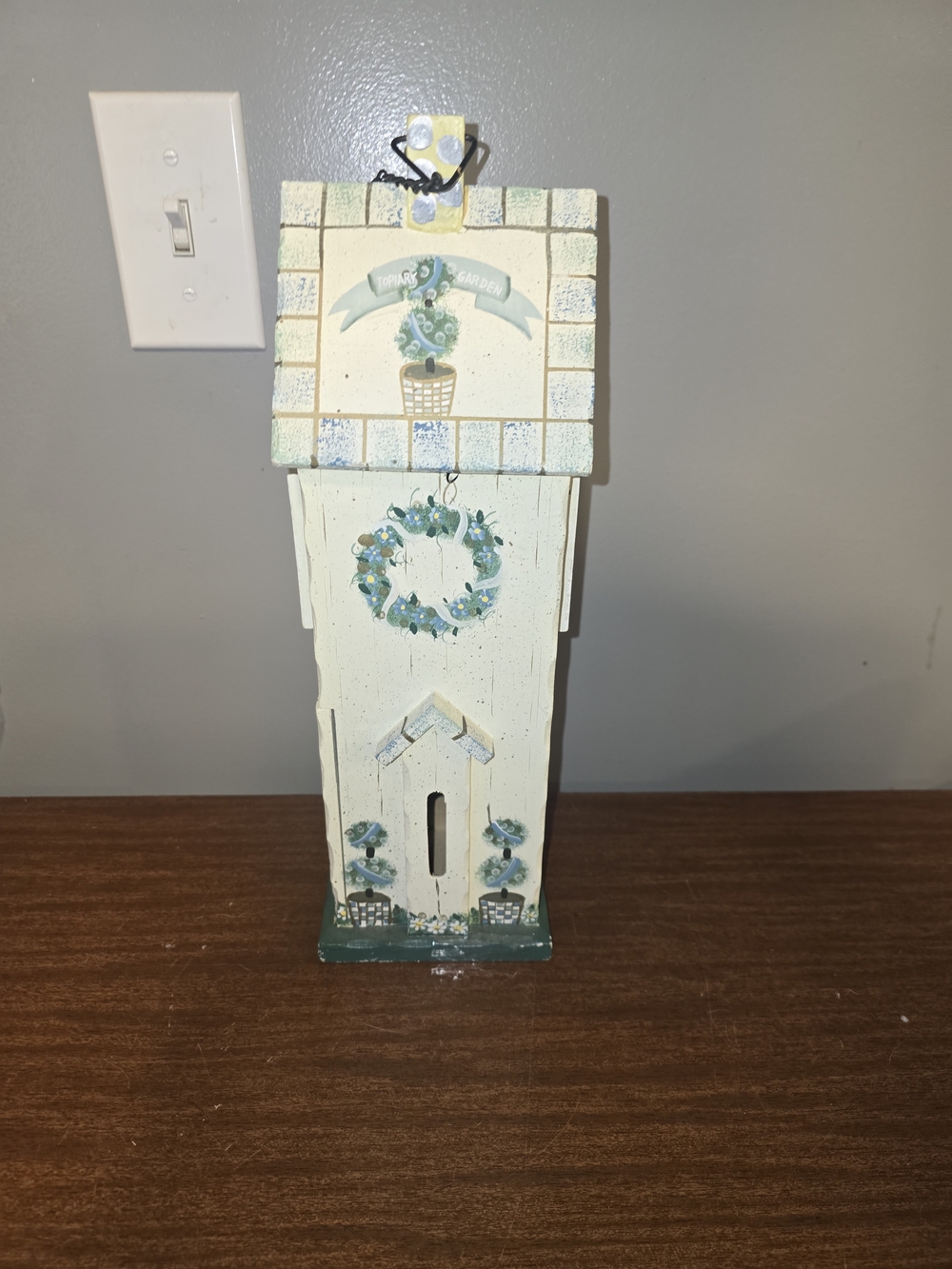 Hand-Painted Wooden Butterfly House